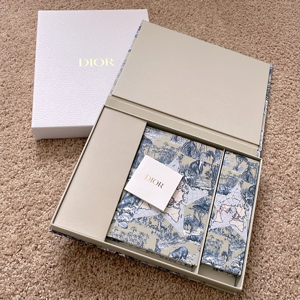 Authentic Dior Notebook & Pencil Set